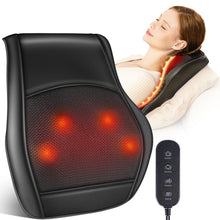 Load image into Gallery viewer, Brelley Neck and Shoulder Revolving Heat Therapy Device, Back Massager for Pain Relief Deep Tissue