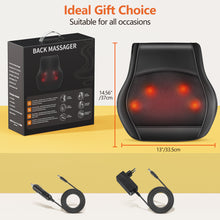 Load image into Gallery viewer, Brelley Neck and Shoulder Revolving Heat Therapy Device, Back Massager for Pain Relief Deep Tissue