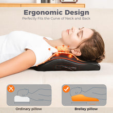 Load image into Gallery viewer, Brelley Neck and Shoulder Revolving Heat Therapy Device, Back Massager for Pain Relief Deep Tissue
