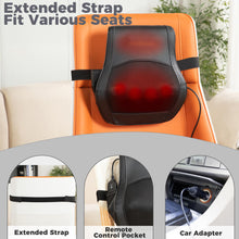 Load image into Gallery viewer, Brelley Neck and Shoulder Revolving Heat Therapy Device, Back Massager for Pain Relief Deep Tissue
