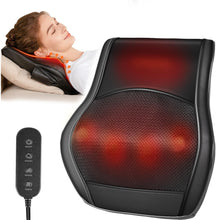 Load image into Gallery viewer, Brelley Neck and Shoulder Revolving Heat Therapy Device, Back Massager for Pain Relief Deep Tissue
